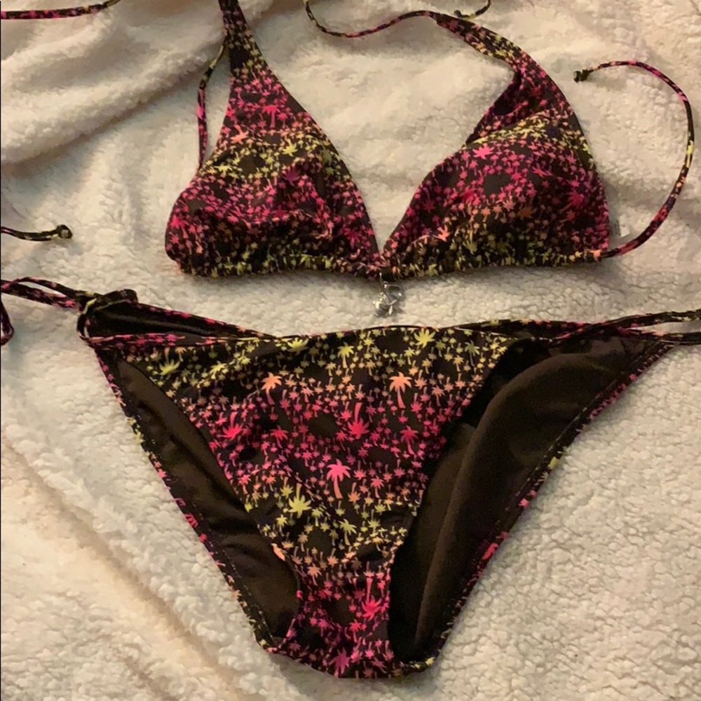 Palm tree bikini with charms